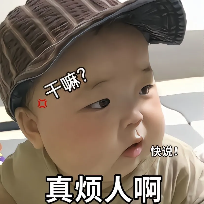 可爱的人类幼崽温温万能聊天表情包