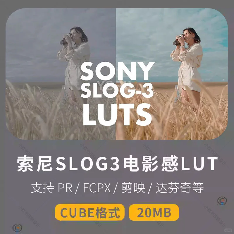 21款索尼SLOG3电影感LUT，商业大片必备神器