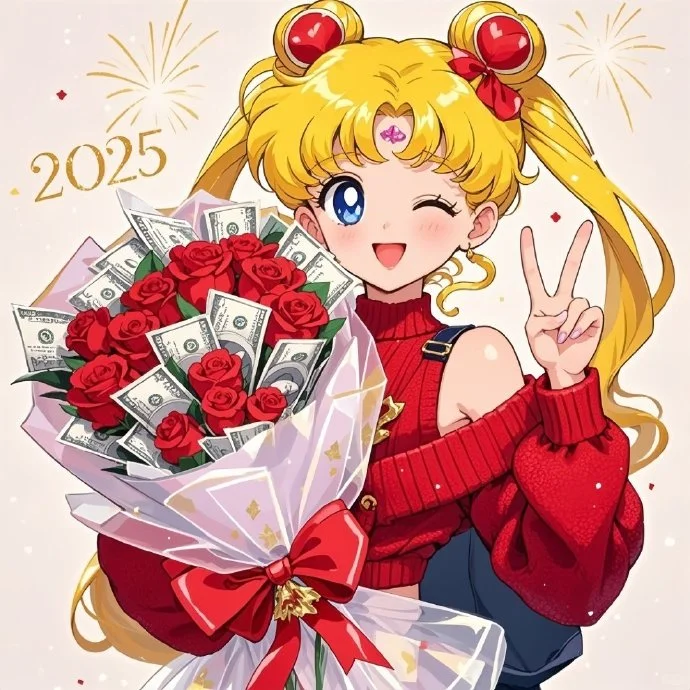 新年喜庆美少女战士可爱头像