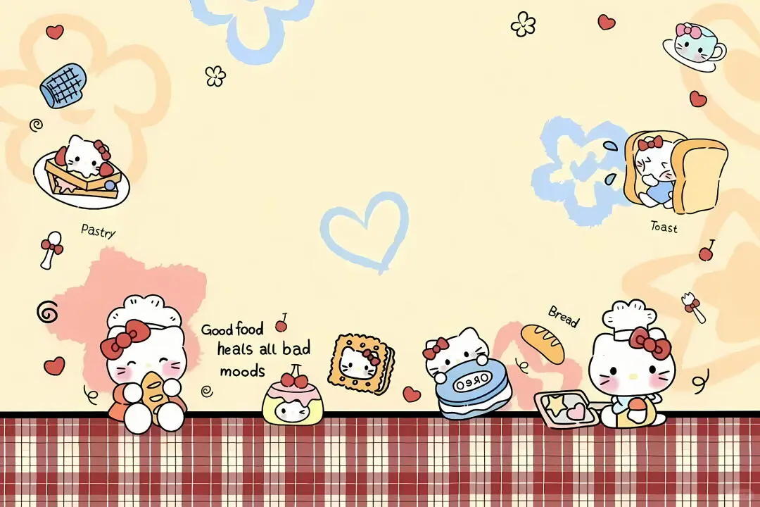 iPad 壁纸｜hello kitty