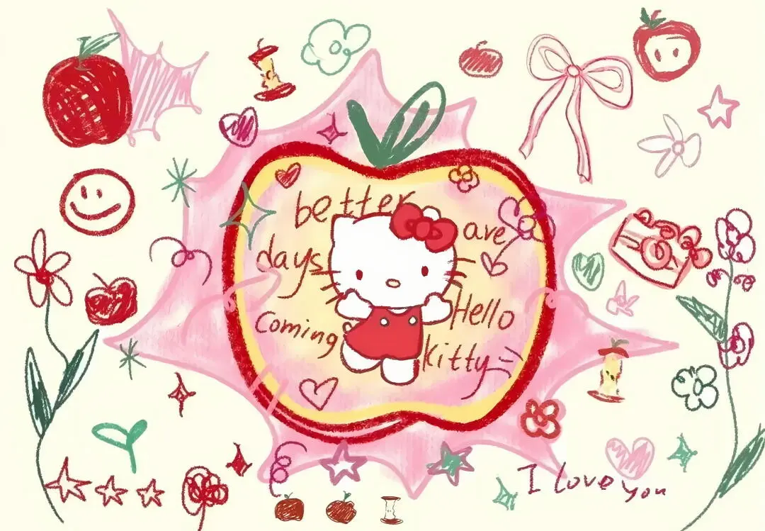 iPad 壁纸｜hello kitty