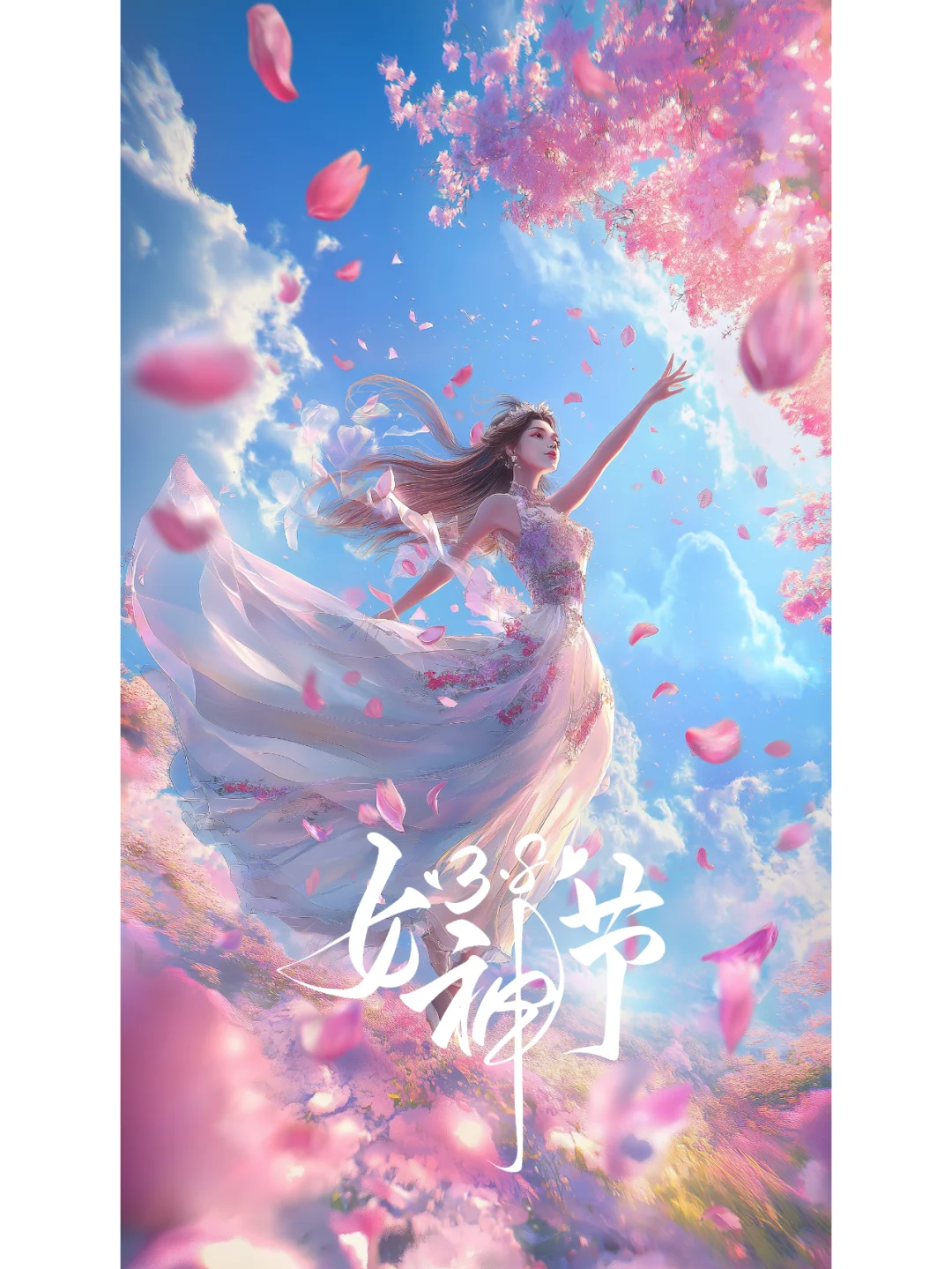 三八女神节壁纸 妇女节海报