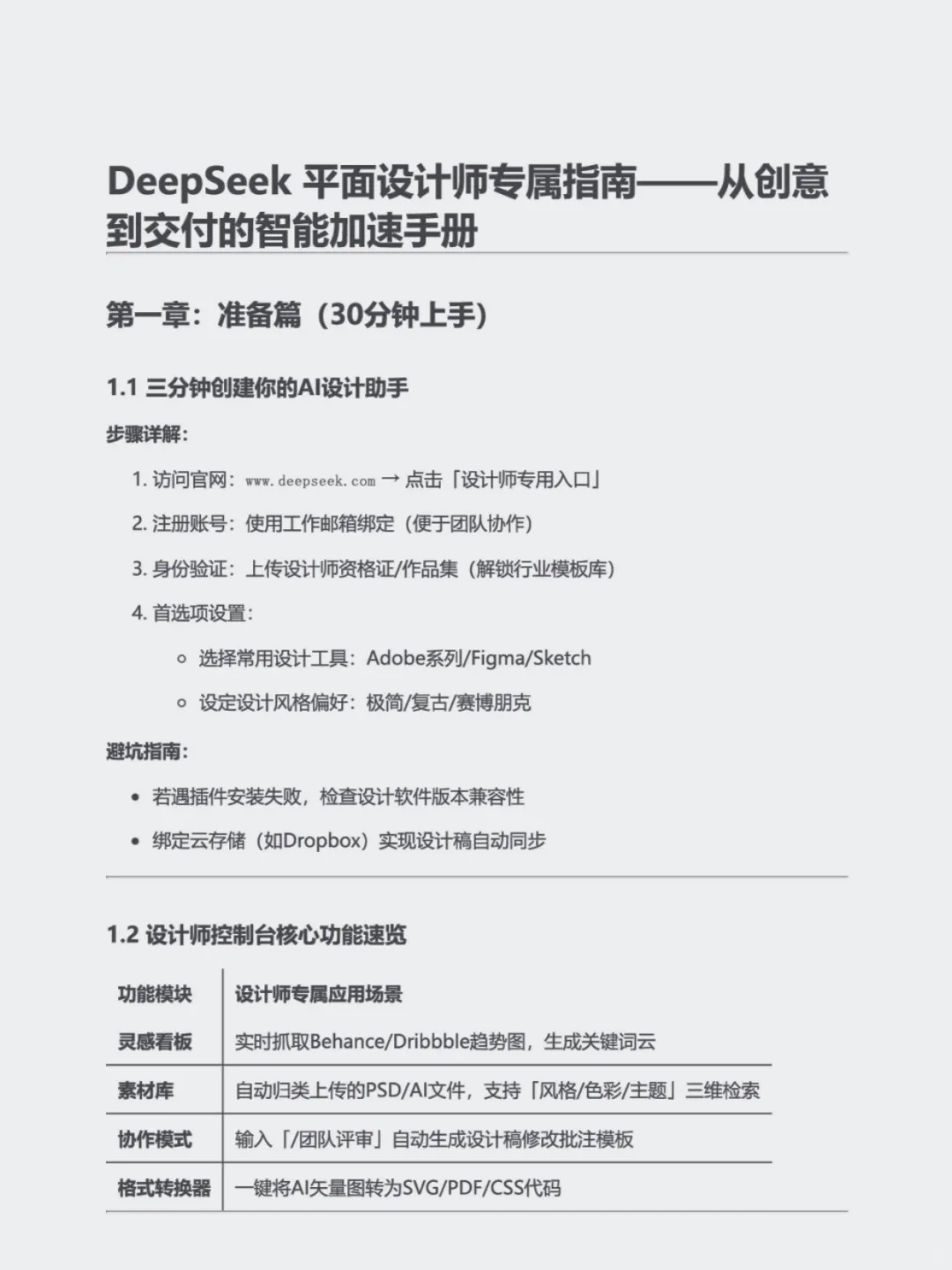 设计师专属DeepSeek指南?