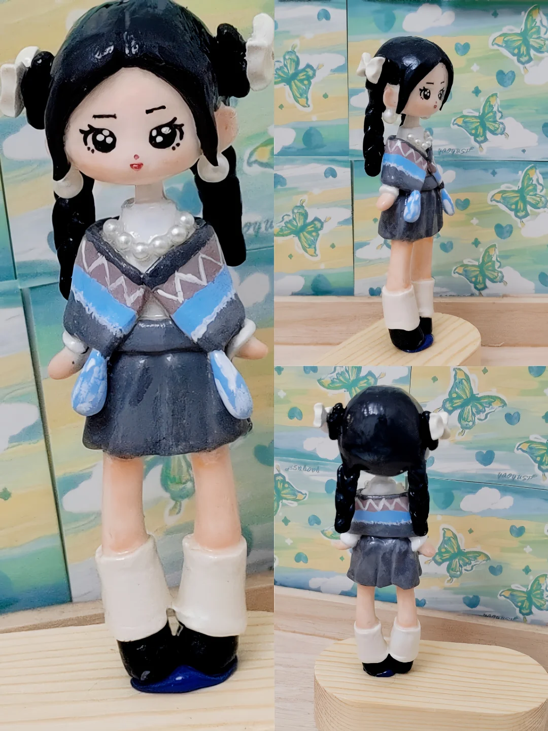 🌿手作云南风情｜石塑黏土披肩女