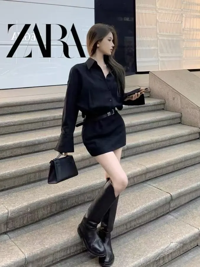 Zara｜法式衬衫竟然这么纯！清仓特价49～