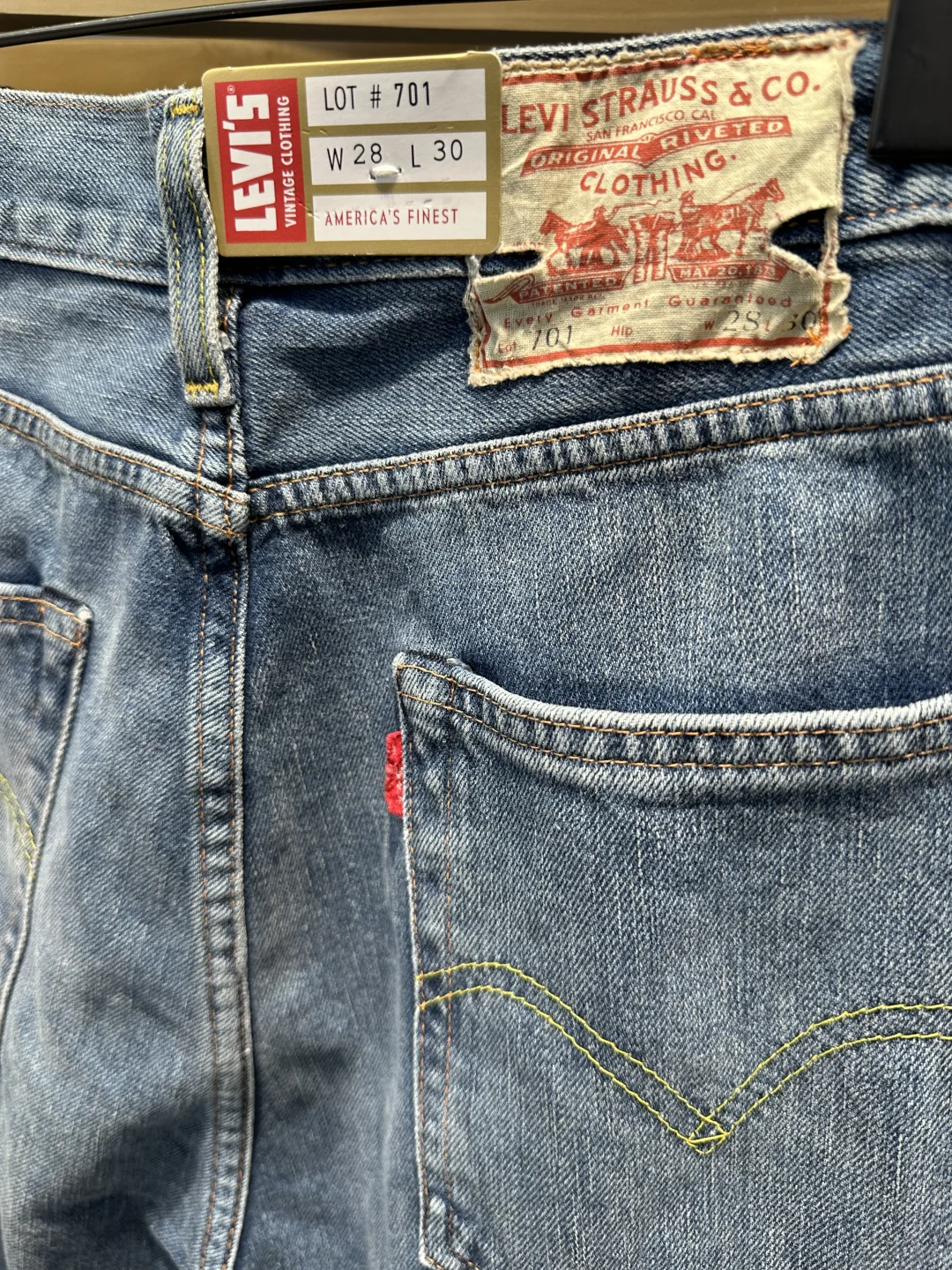 Levi'sLVC 701女士高端复古👖