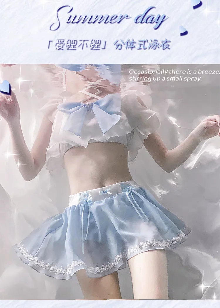 好看的lolita泳衣以及不专业材质一览①