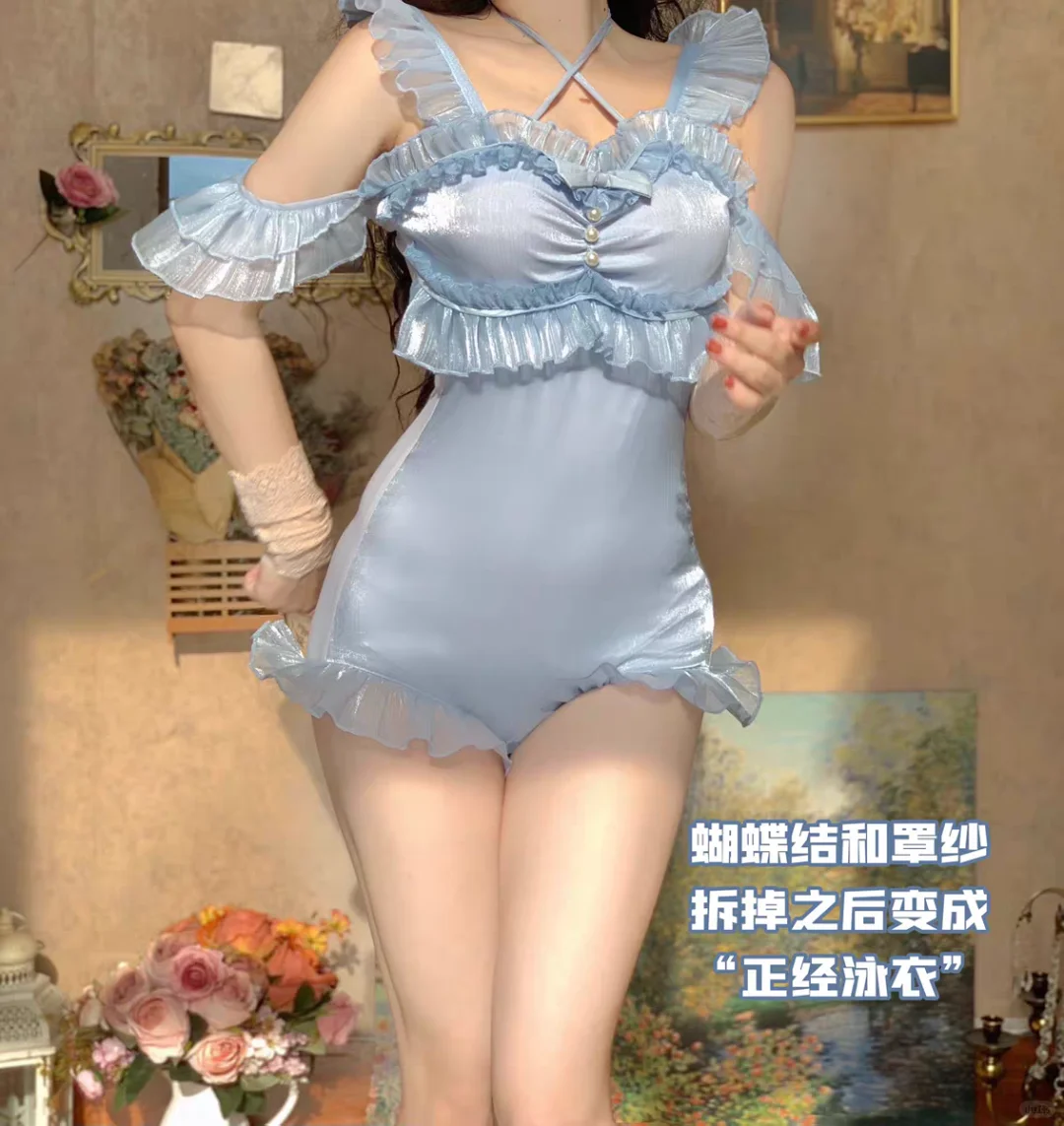 好看的lolita泳衣以及不专业材质一览①