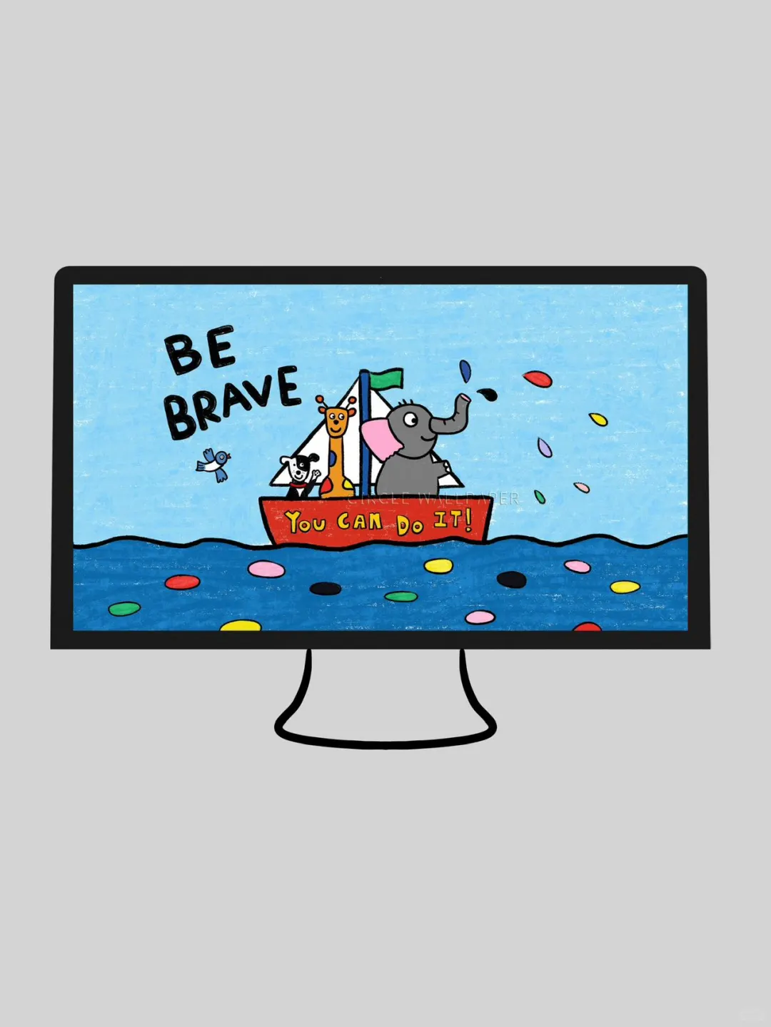  Be Brave | 电脑壁纸you can do it [加油R
