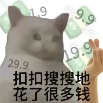 猫猫表情包 你的钱看着好眼熟