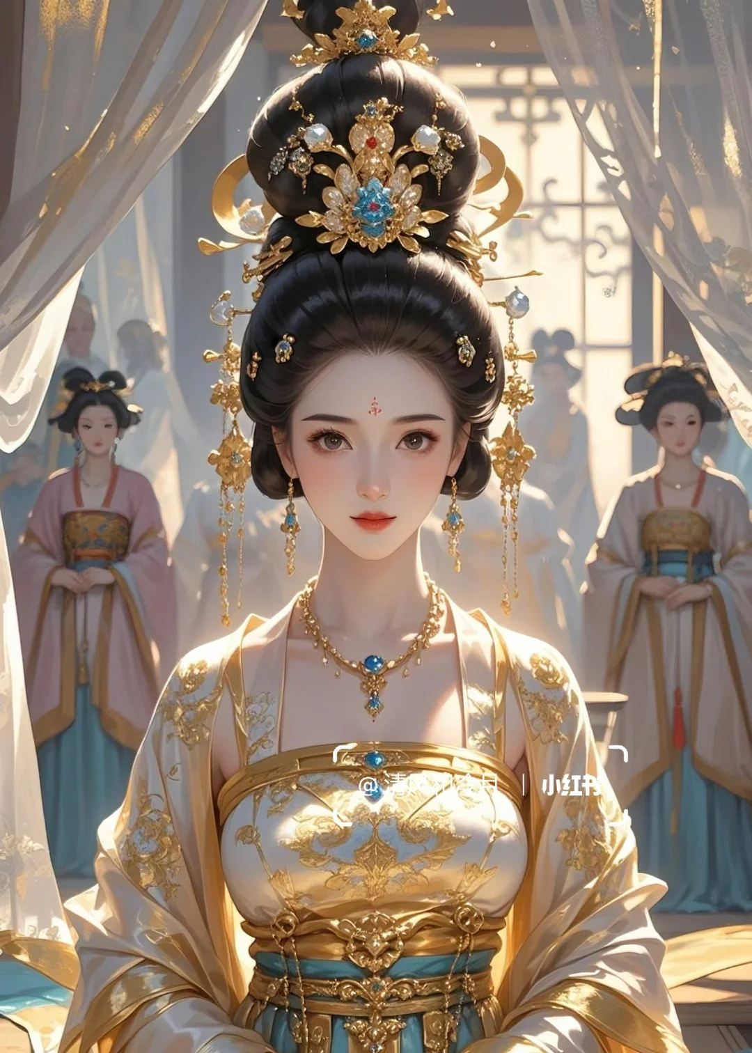 娇容倾国艳无双，凤目蛾眉韵味长。