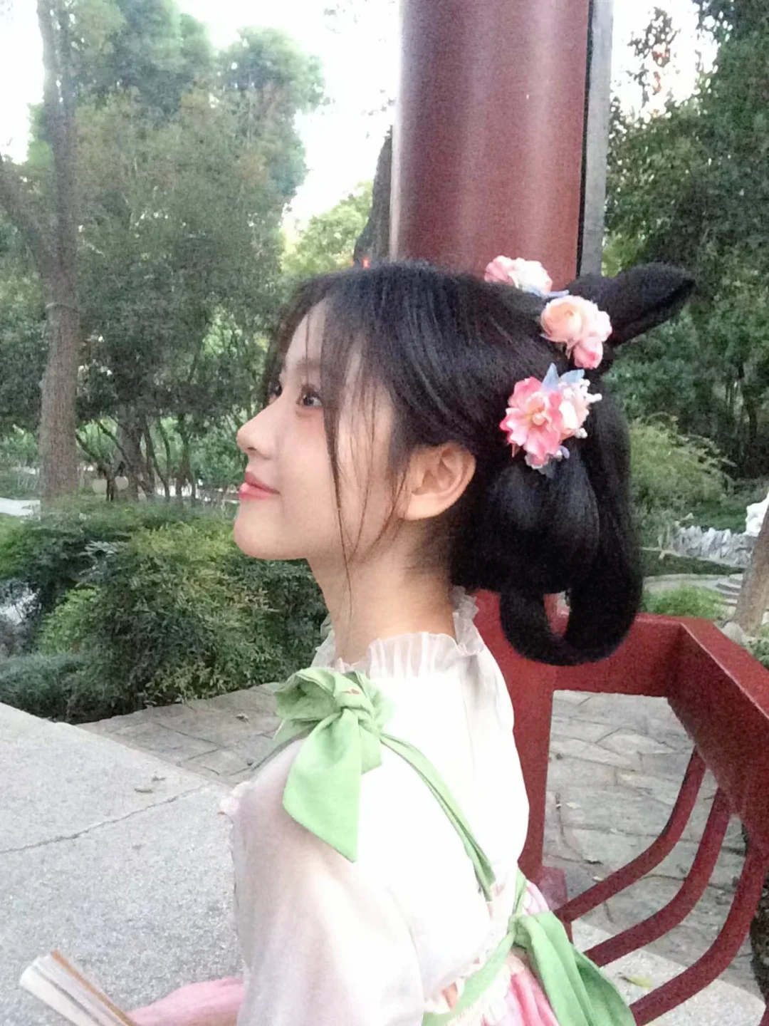 华科女大变身古偶小公主