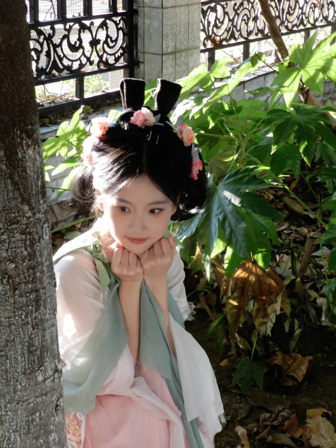 华科女大变身古偶小公主