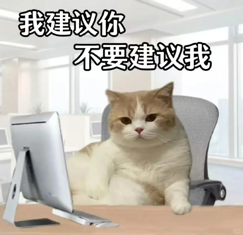 超可爱又正经的猫猫表情包哦～