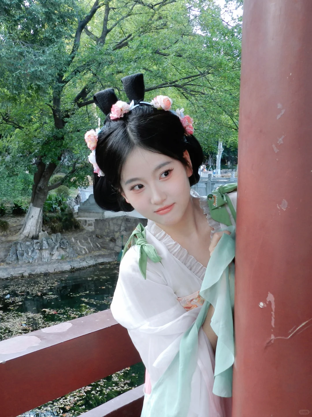 华科女大变身古偶小公主