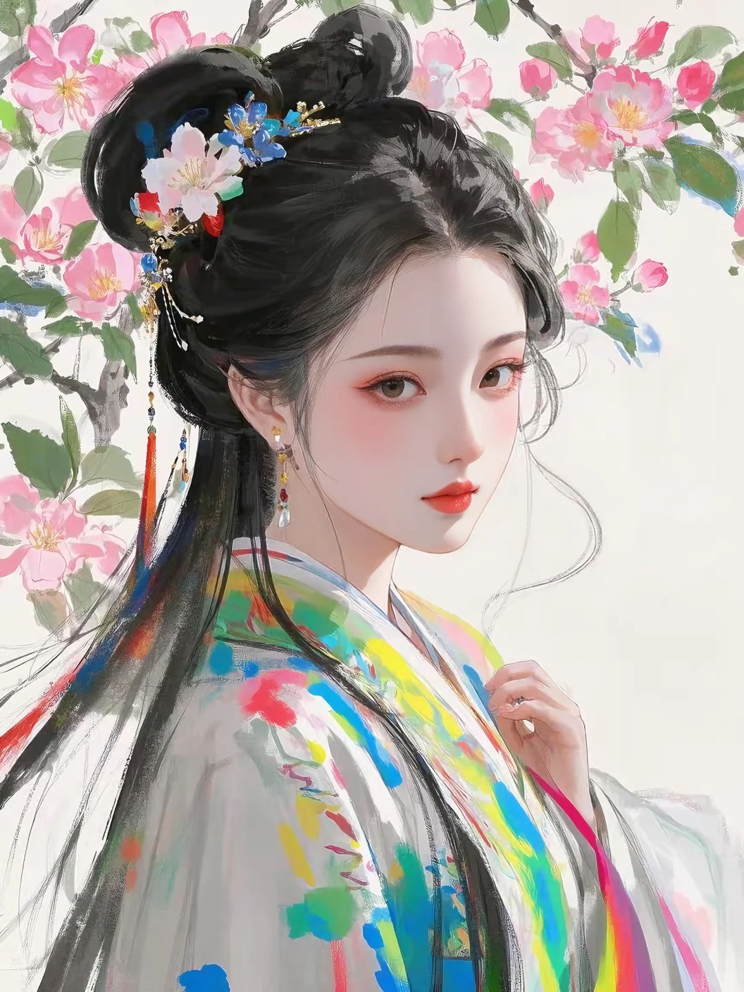 色彩斑斓的美 | 一组古风美人图