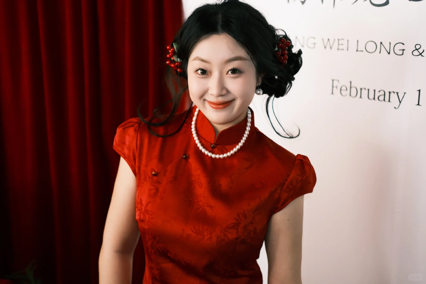 超好看的订婚旗袍！