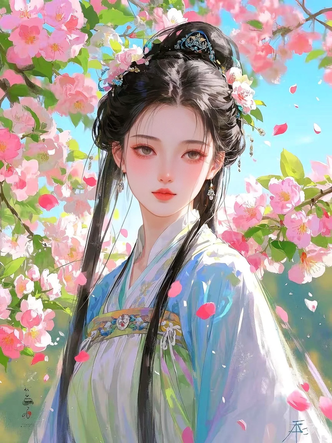 色彩斑斓的美 | 一组古风美人图