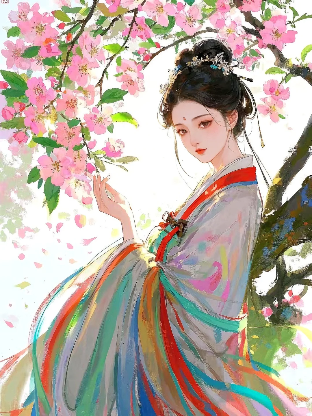 色彩斑斓的美 | 一组古风美人图