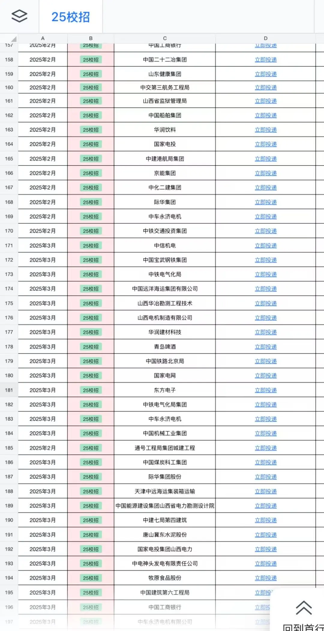 3.7先把山西免笔试的春招投完！