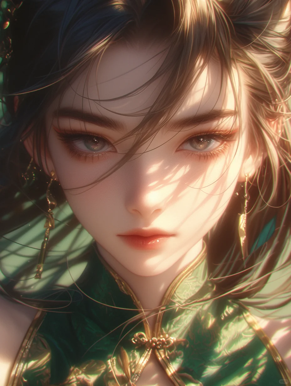旗袍风格女生头像