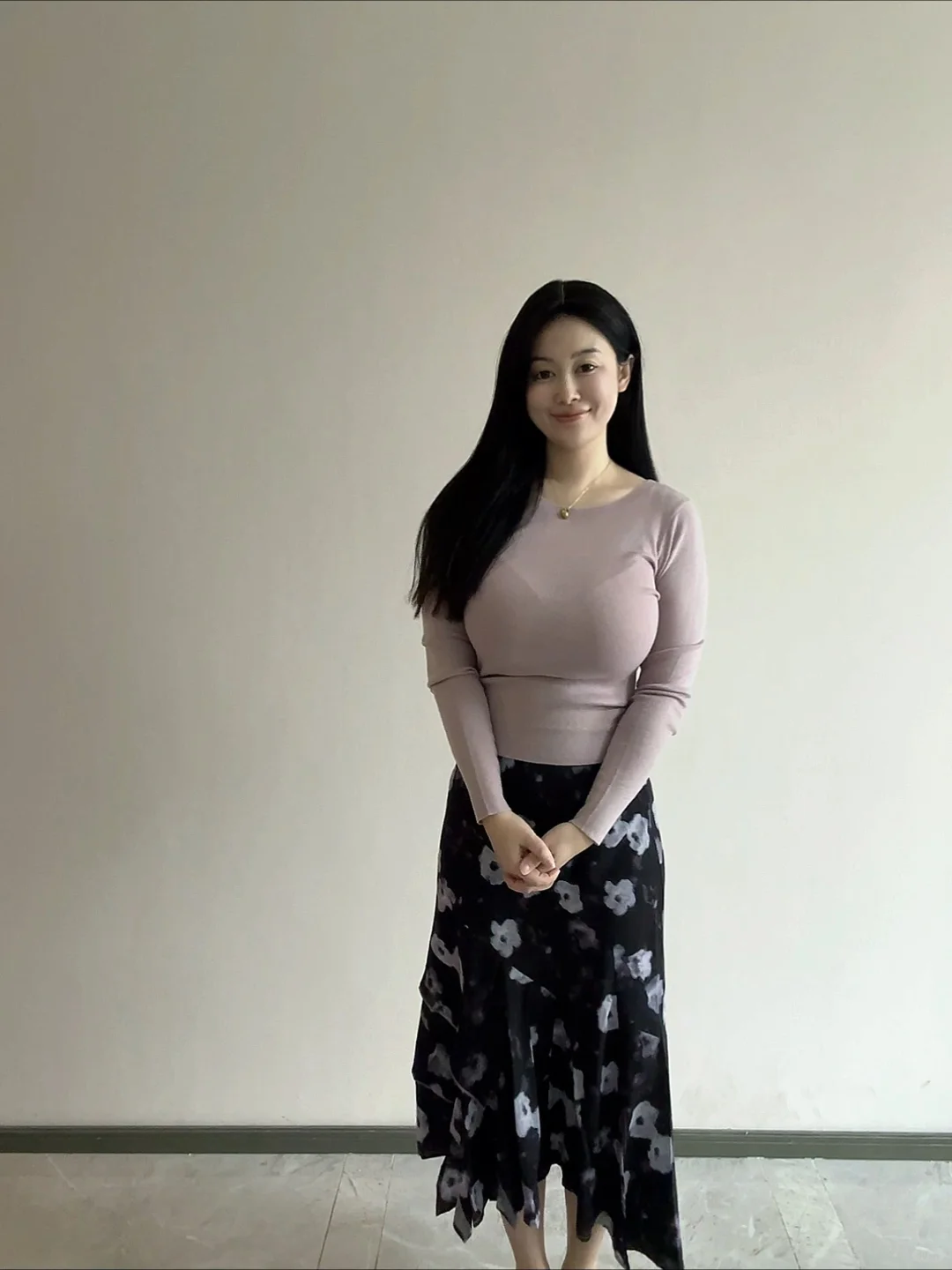 碎花半身裙