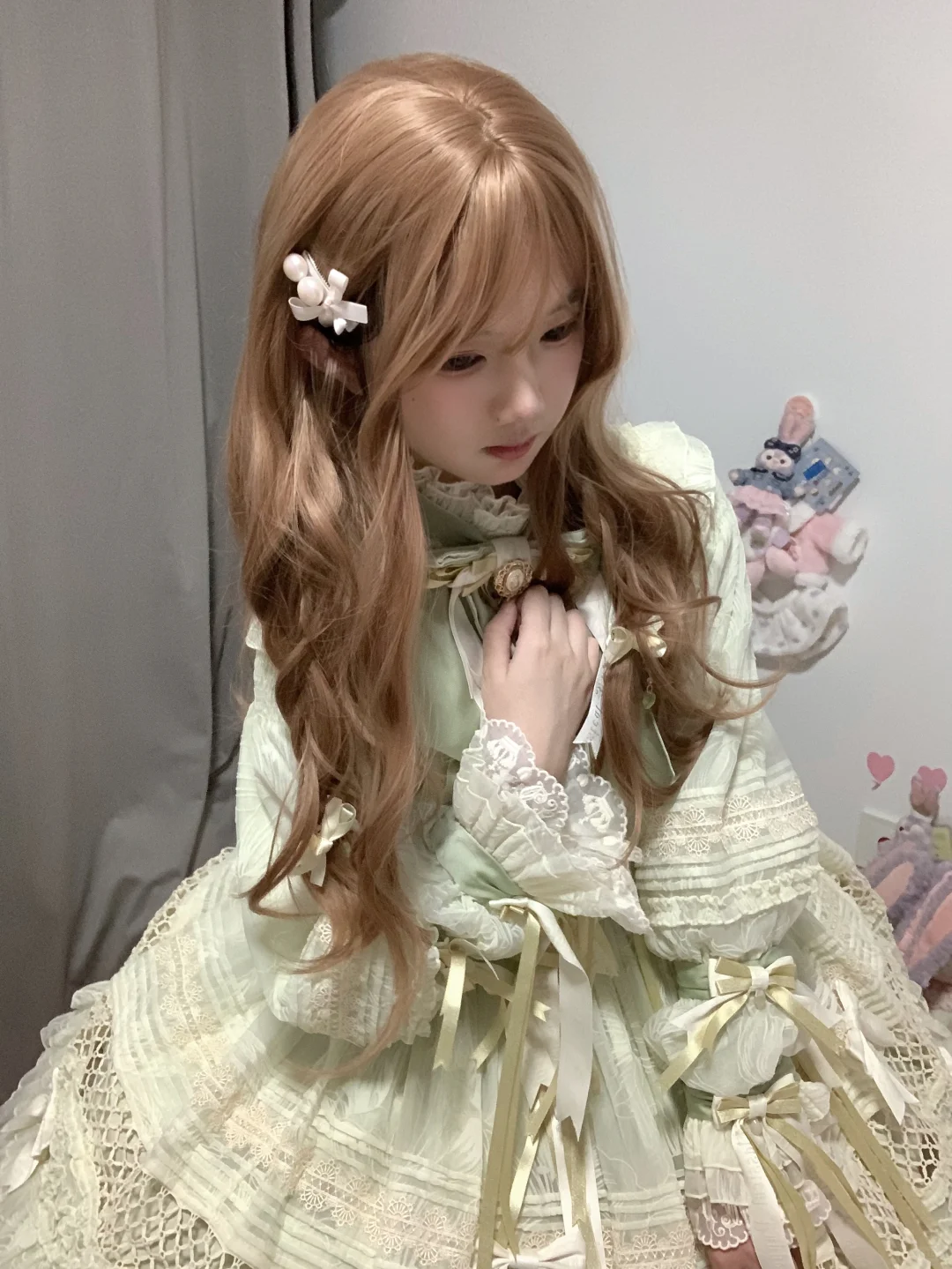 黄百合十女是属于春天的裙子