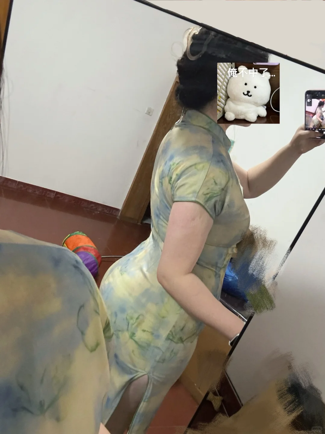梨形穿旗袍也是美的没边了
