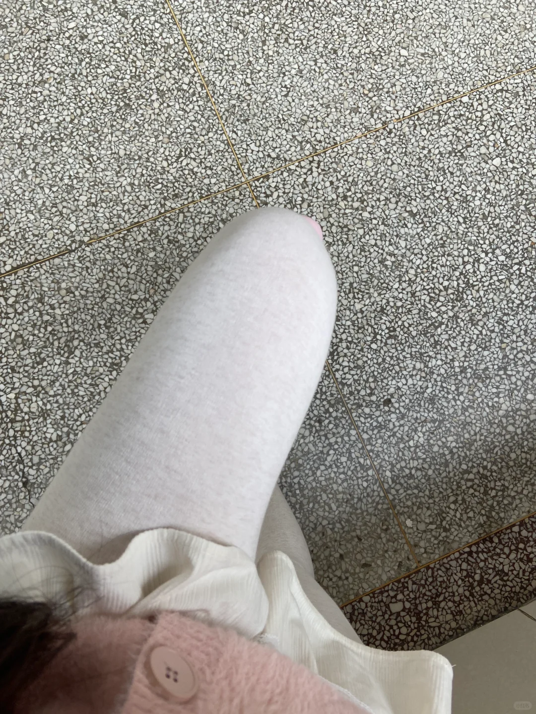 奶白色裤袜才是永远得神～