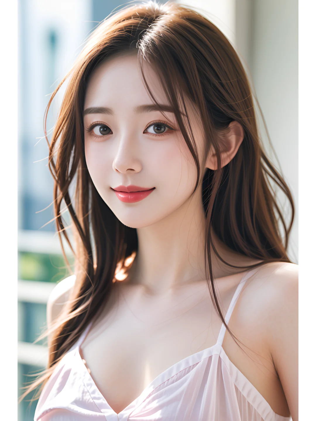 美女图片 清纯长发美女