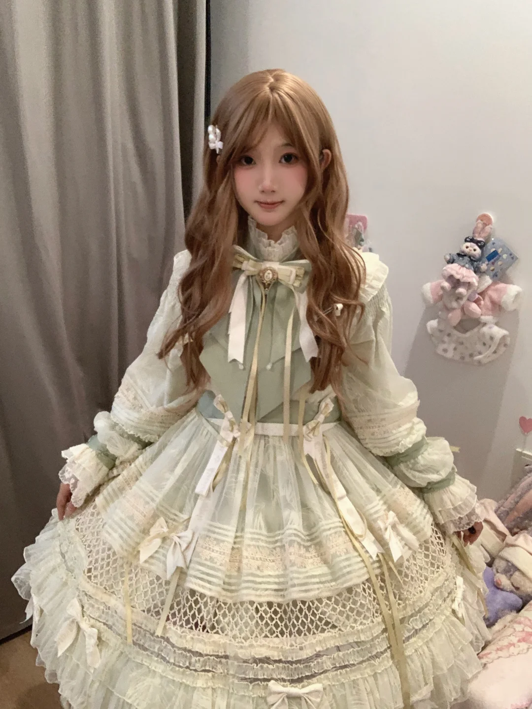 黄百合十女是属于春天的裙子