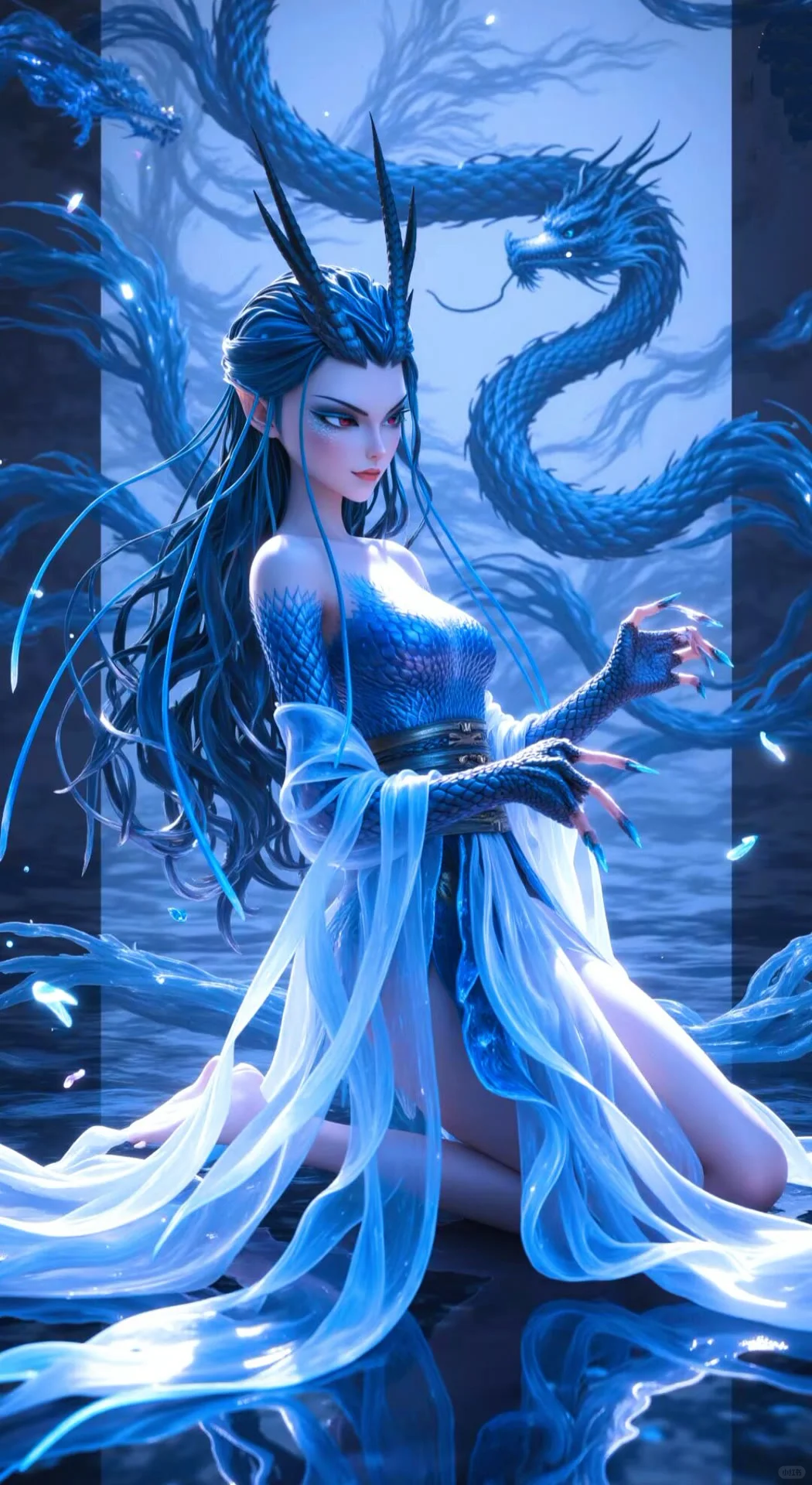敖闰光脚白嫩大长腿太辣了吧