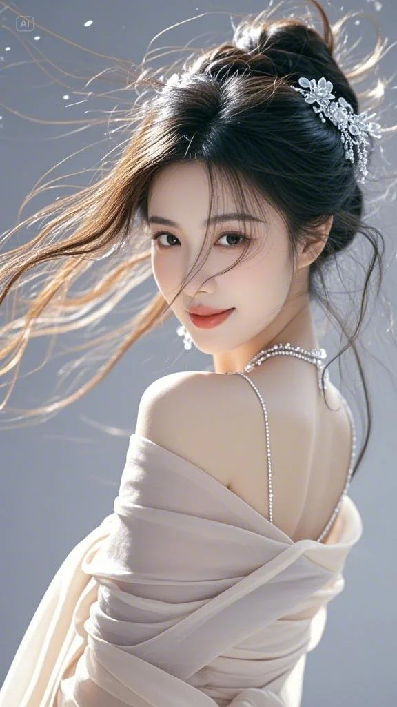 标题：被这温柔似水的仙美造型击中啦💘