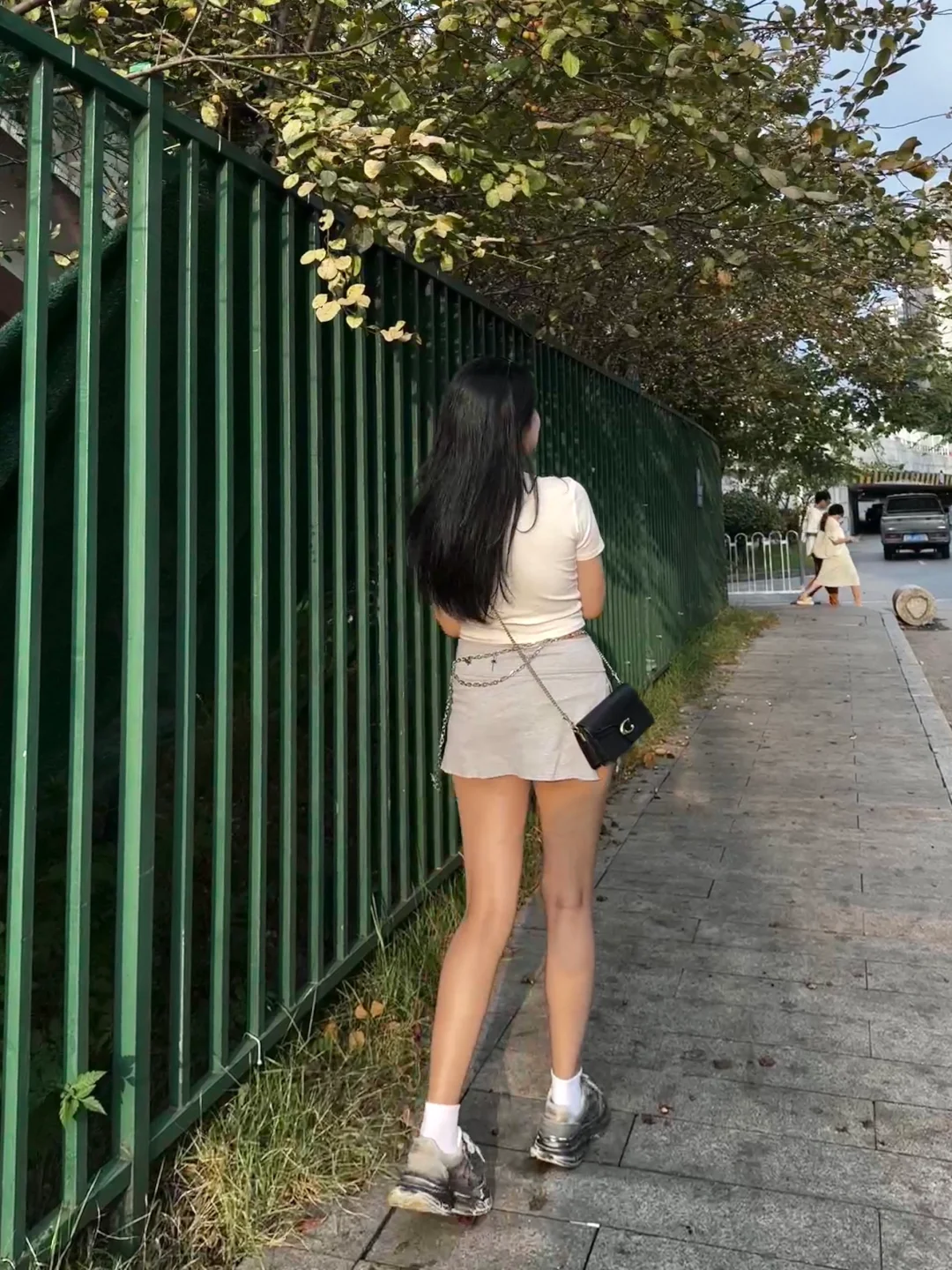 这套真的太显身材了！永远爱短裙