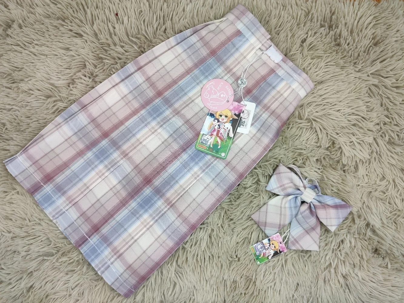 兔缝缝森泽中今生jk格裙制服