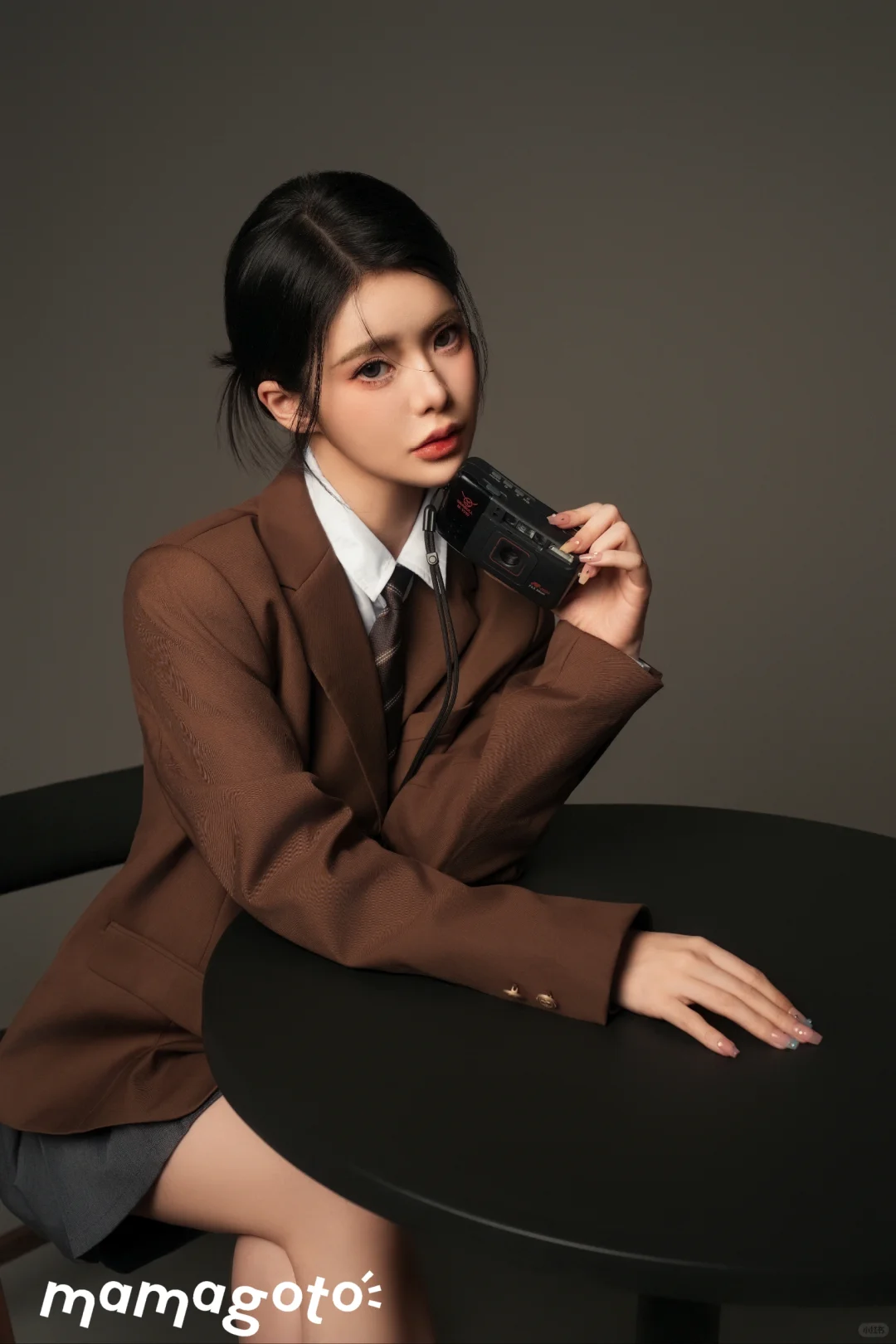 今天是韩系女高💼春天与制服太搭了❗️