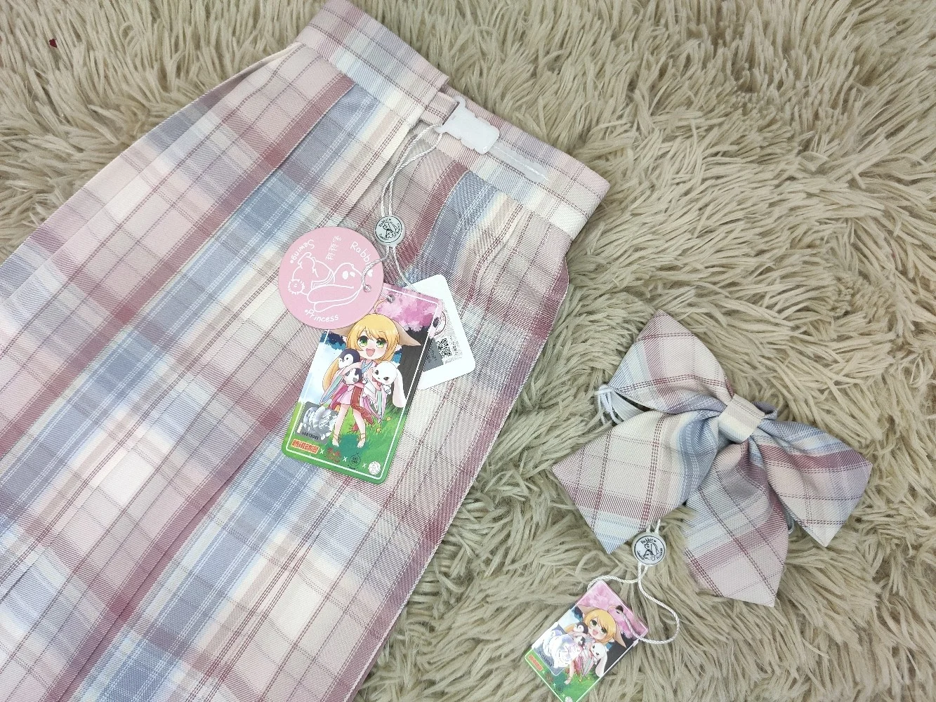 兔缝缝森泽中今生jk格裙制服