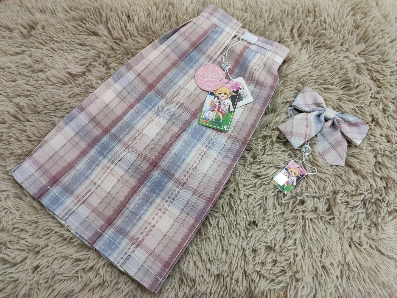 兔缝缝森泽中今生jk格裙制服