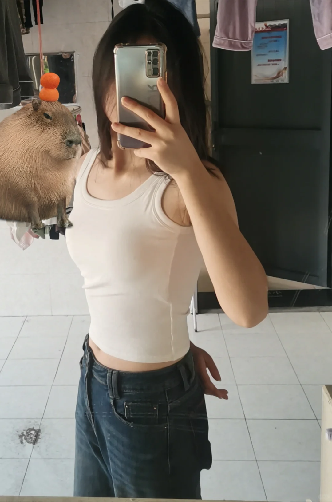 开心！有新衣服穿啦！但！长肉噜要减吗