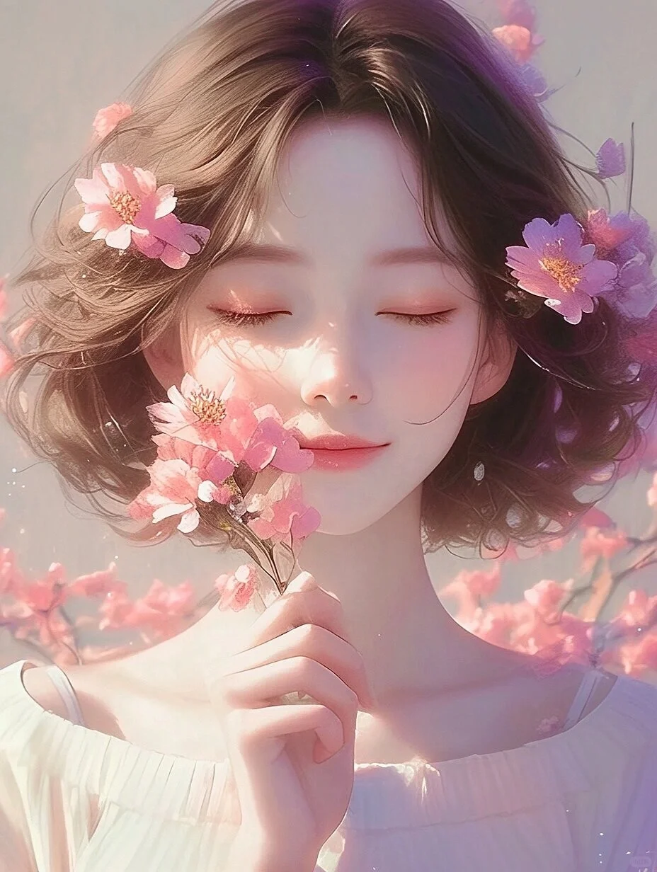 很哇塞的女生头像