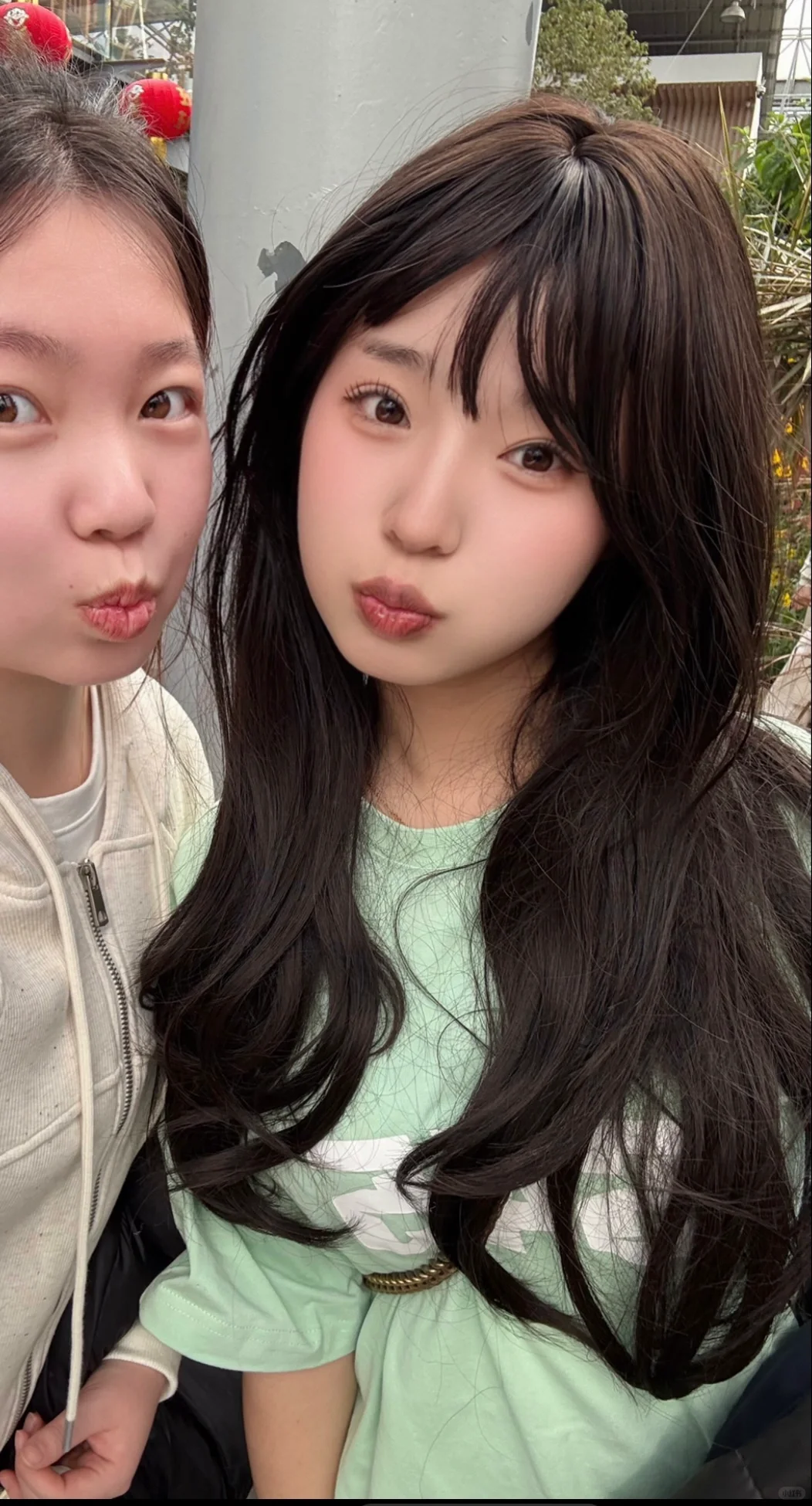 好甜啊她