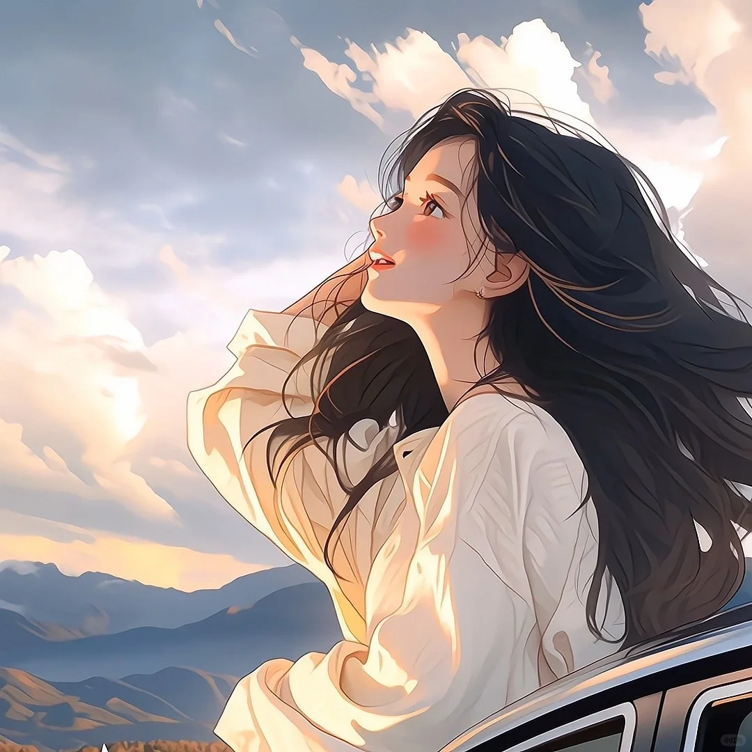很哇塞的女生头像