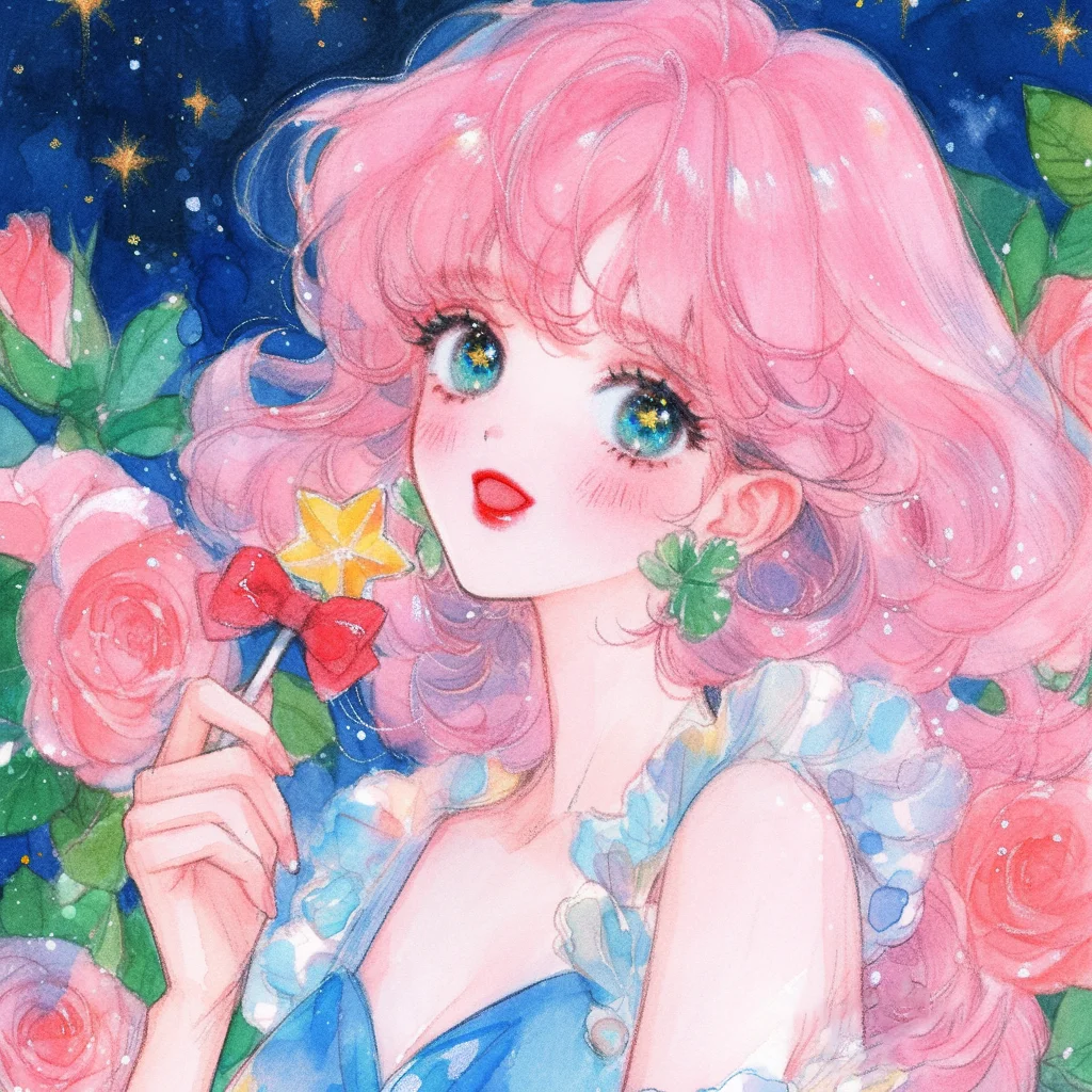 粉色系的小天使