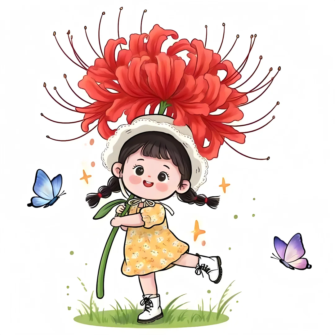 梦境中邂逅了如诗如画的花仙女儿✨美丽动人