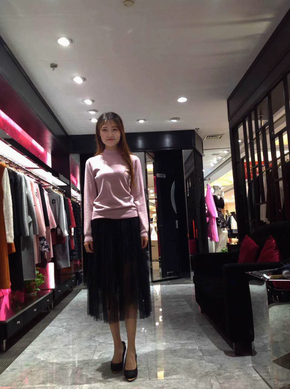 去时装店做一天模特👗