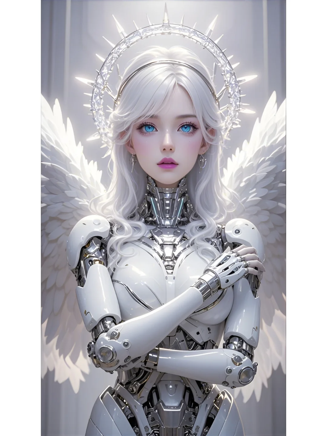 赛博天使😍【AI绘画】