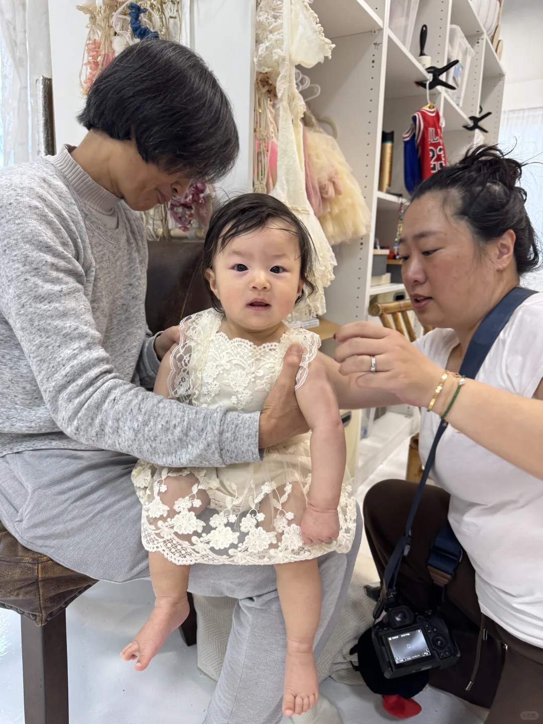 女明星进摄影棚了