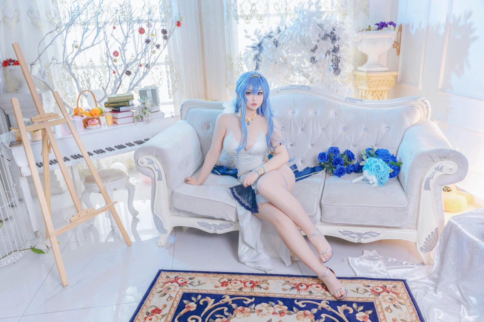 胜利女神nikke 海伦礼服cos