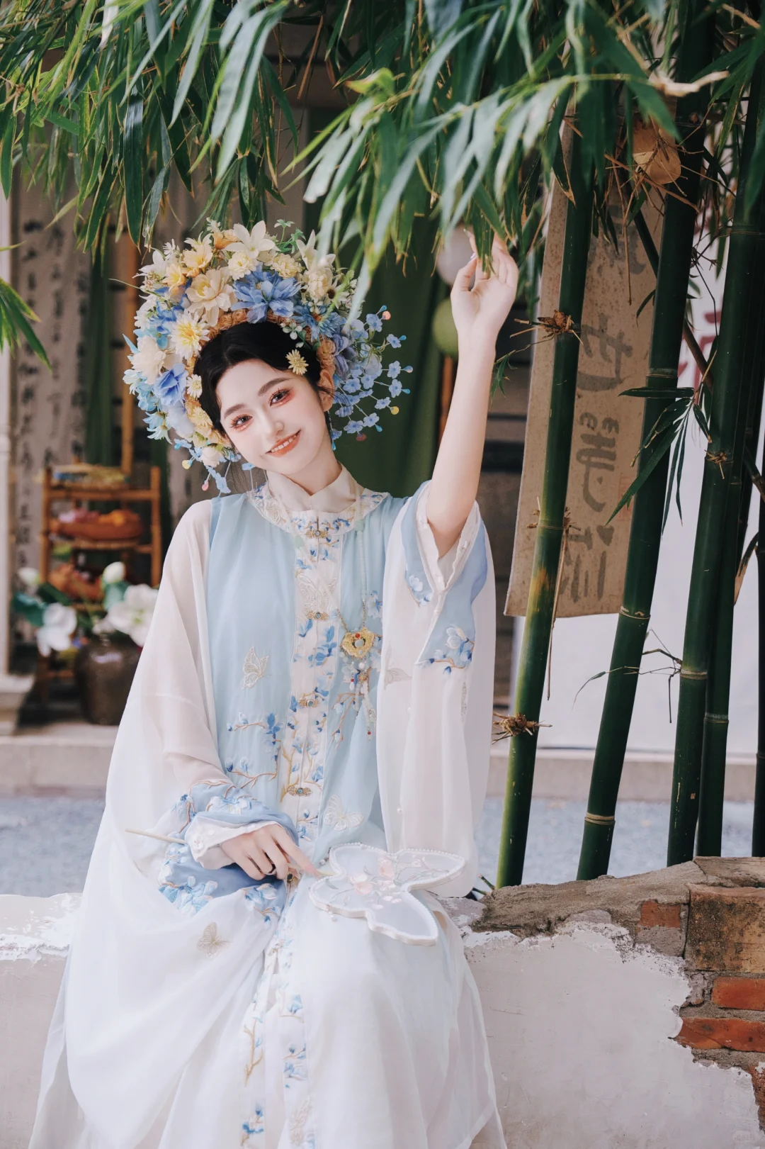 不是在逃公主 是在泉州的簪花女