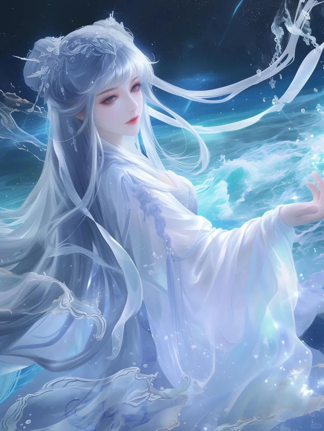 梦幻仙境中的星辰美人